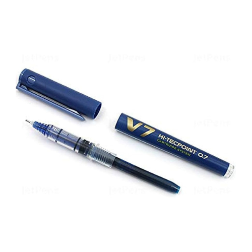 Luxor Hi-Techpoint Pilot V7 Roller Ball Pen - Pack of 5