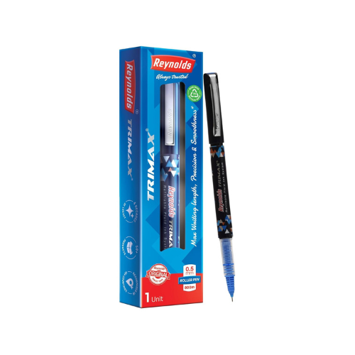 Reynolds Trimax Extra Smooth Writing 0.5mm Tip Size Pack of 5 Pens