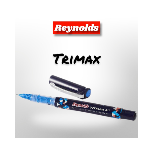 Reynolds Trimax Extra Smooth Writing 0.5mm Tip Size Pack of 5 Pens