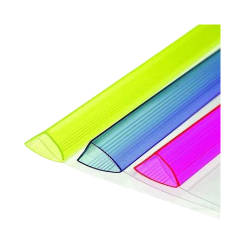 Stripe File Multicolor Plastic Document Sliding Bar Report Covers Pack of 10