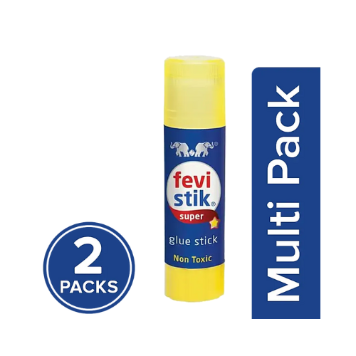 Pidilite Fevistick Super Glue Stick Non-Toxic Adhesive - 2x25g - Pack of 2