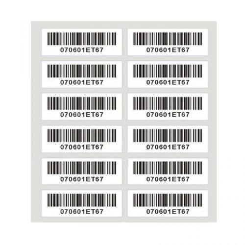 Barcode Label Stickers 50mmx15mm 2-UP (Roll of 5000) - High-Quality Labels