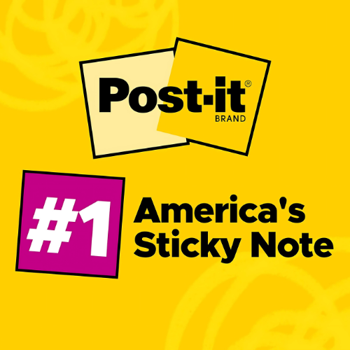 Post-it Stickies Yellow Notes 1.5x2" - 100 Sheets Pack for Quick Reminders