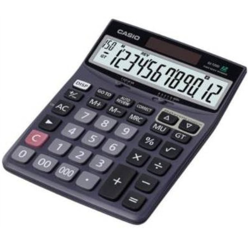 DJ-120D Casio Calculator - 150 Steps Check and Correct Large Display and Keypad Calculator (12 Digit)