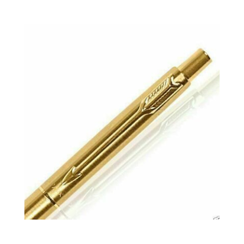 Parker Classic Gold Trim Ball Pen- Pack of 1 Elegant Writing Instrument Blue