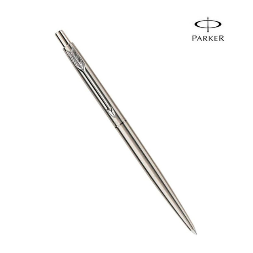 Parker Classic Stainless Steel Ball Pen Blue | Refillable Pack of 1