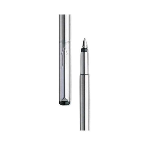 Parker Vector Stainless Steel Roller Ball Pen Refillable – Pack of 1