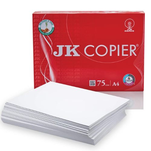 JK A4 Size Ream Paper 75 GSM Pack of 1