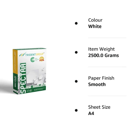 Spectra Printer Paper A4 Size 75 GSM - 1 Ream