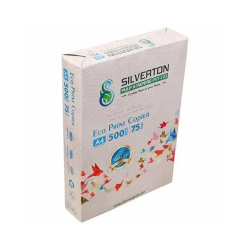 Silverton A4 Size 75 GSM Budget-Friendly Paper 500 Sheets (1 Ream)