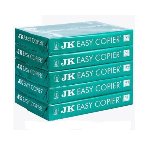 JK Easy A4 Copier Paper 70 GSM - Premium Quality for Printing & Copying (Pack of 5 Reams)