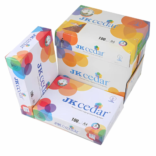 JK Cedar Copier A4 Printer Paper 100 GSM - Premium Quality, Pack of 1 Ream