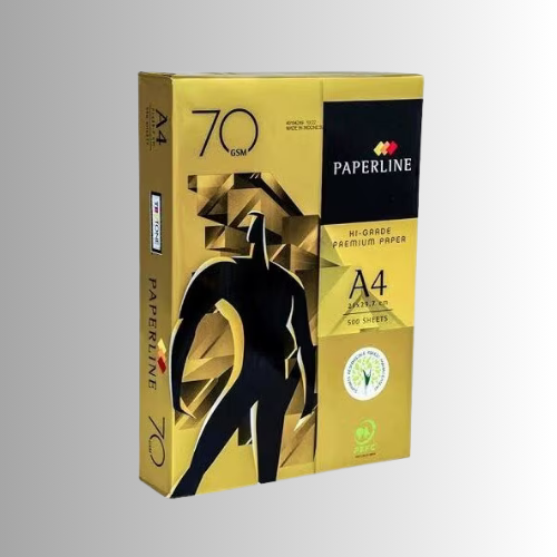 PaperLine 70 GSM A4 Paper Pack of 10 Reams, Premium Quality