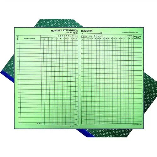 Muster Roll | 2 Quire | 100 Sheets | Form No. 26, Rule 103