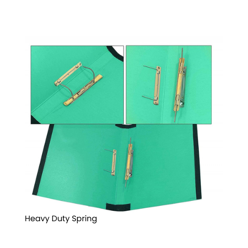 VDC Spring Files – Mixed Colors – Pack of 12 | Durable A4 Office Files