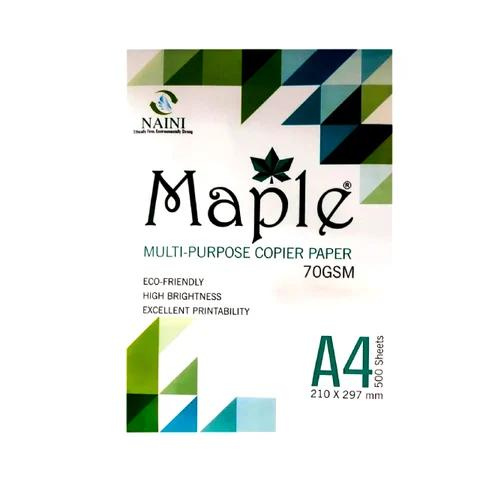 Maple A4 Paper 70 GSM - Pack of 10 Reams | High-Quality Printing Paper