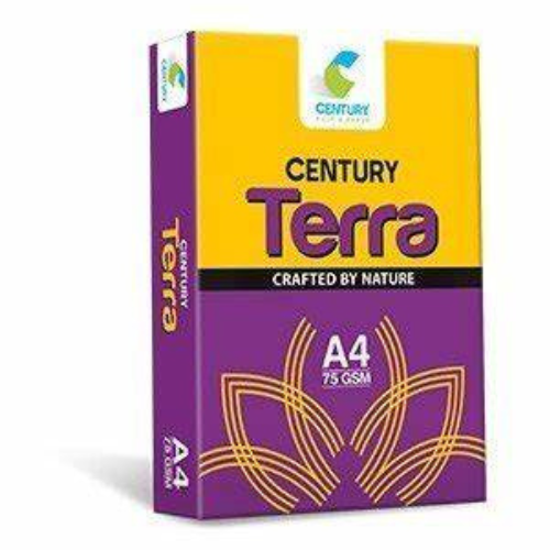 Century Terra Copier Paper A4 75gsm | 5000 Sheets (Pack of 10 Reams)