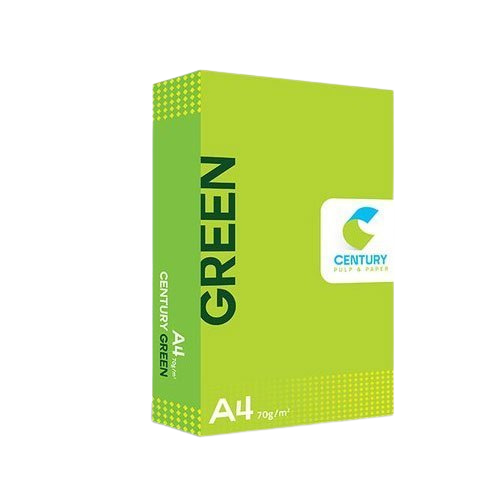 Century Green Copier Paper A4 Size 70gsm | 5000 Sheets (10 Ream) | Eco-Friendly