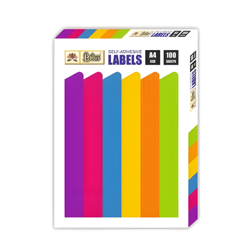 Lotus A4 Size ST16 Label Paper Sheets Sticker 100 Sheet (16 Stickers per Sheet)