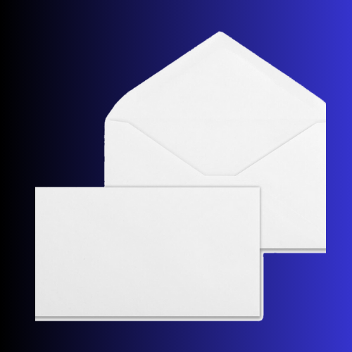 VDC White Envelopes - Size 7X5 Inches - Back Shape - Pack of 250