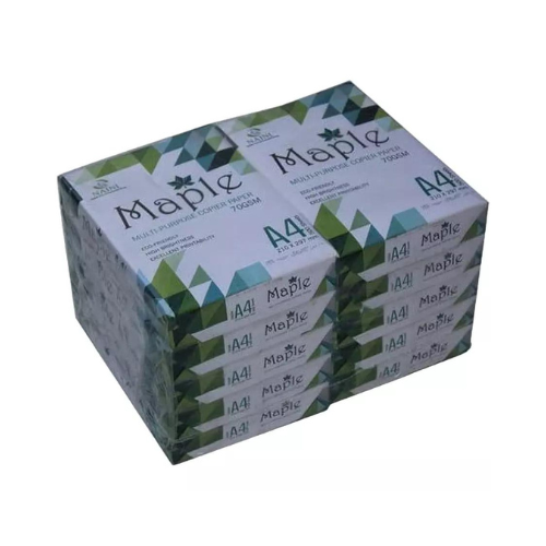 Maple Copier Paper A4 - 70 GSM, 2500 Sheets (Pack of 5 Reams)