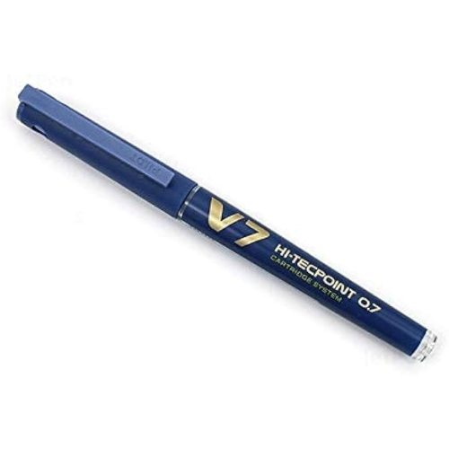 Luxor Hi-Techpoint Pilot V7 Roller Ball Pen - Pack of 5