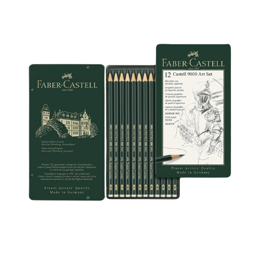 Faber-Castell Castell 9000 Pencil Set - Pack of 12