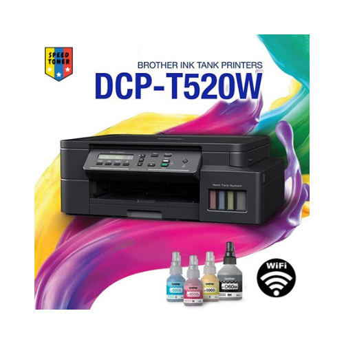 Brother DCP-T520W Ink Tank Printer, Wireless, All-in-One, Pack of 1