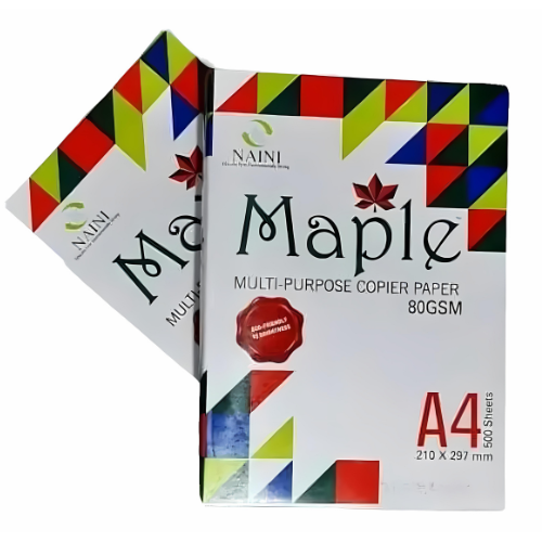 Maple 80 Gsm A4 Paper - Pack of 10 Reams for High-Quality Printing