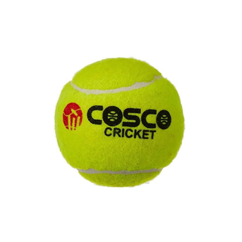 Cosco Cricket Tennis Ball Pack of 6 - Faster, Heavier & High Bounce