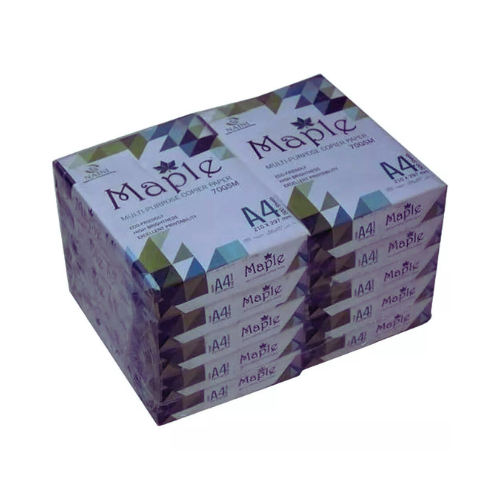 Maple A4 Printer Paper 70 GSM – Pack of 10 Reams | Eco-Friendly Copier Paper