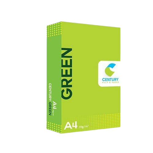 Century Green Copier Paper | A4 Size 70gsm | 10 Ream Pack | Eco-Friendly