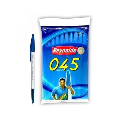 Reynolds 045 Fine Carbure Ballpen | Smooth Writing | Pack of 10 | Fine Tip