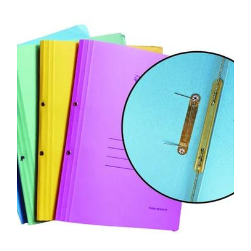VDC Spring Files – Mixed Colors – Pack of 12 | Durable A4 Office Files