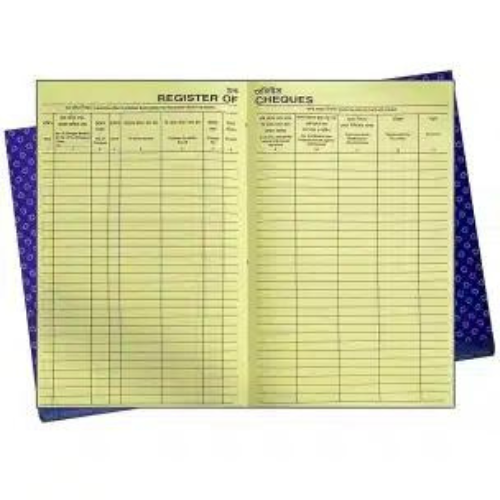 Cheque Register | 2 Quire 100 Sheets | Hard Bound Ledger Book