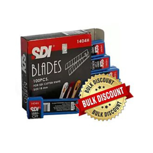 SDI Cutter Blade 1404H | Original | Pack of 10 Boxes | 100 Blades | Premium Quality