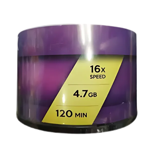 Writex DVD-R Pack of 50 | 16X Speed, 4.7GB, 120Min – High-Quality Writable Discs