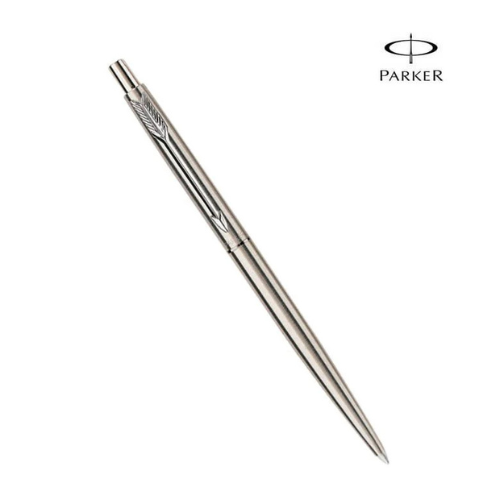 Parker Classic Stainless Steel Ball Pen Blue – Refillable Pack of 1