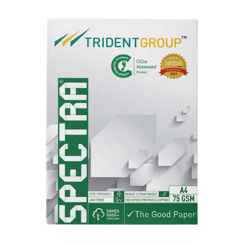 Spectra A4 Paper 75 GSM – Pack of 10 Reams | Bright White Copier Paper