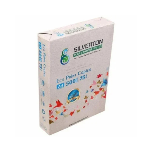Silverton A4 Size 75 GSM Copier Paper – 1 Ream (500 Sheets) | Budget-Friendly