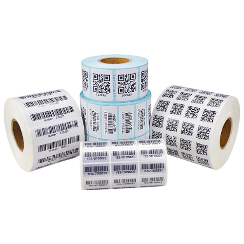 Barcode Label Stickers 50mmx30mm | 2-UP Roll of 2000 | High-Quality Adhesive Labels