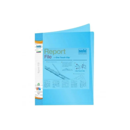 A4 Size Transparent Report File Folder | Plastic Clip | Pack of 10 | Professional