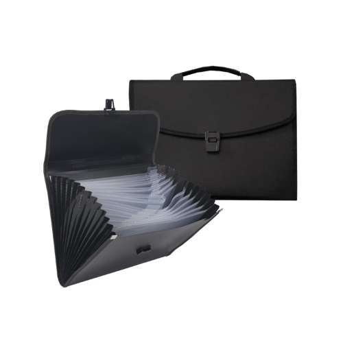 Expanding File Folder | A4 Letter Organizer with Handle | 13 Pockets | Pack of 1