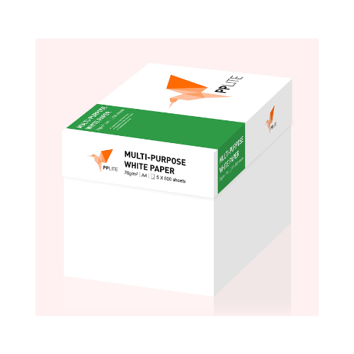 PPLite A4 Copier Paper 70 GSM | Pack of 5 Reams | Clear Output
