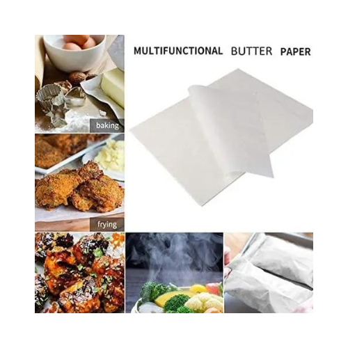 Food Wrapping Butter Paper | Non-Stick | 16.5x26.77 Inches | 480 Sheets | Food Grade