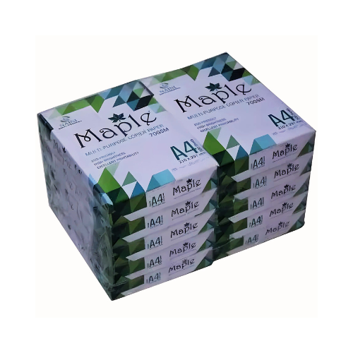 Maple Printer Paper A4 Size 70 GSM – Pack of 10 Reams | High-Volume Printing