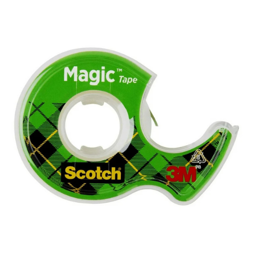 3M Scotch Magic Invisible Tape – Matte Finish with Refillable Dispenser