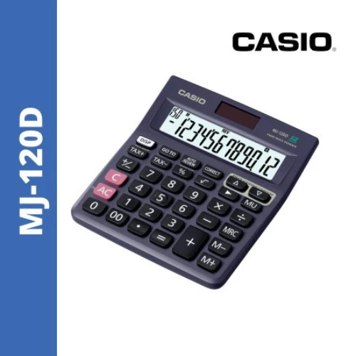 Casio MJ-120D Check and Correct Desktop Calculator with Tax Keys