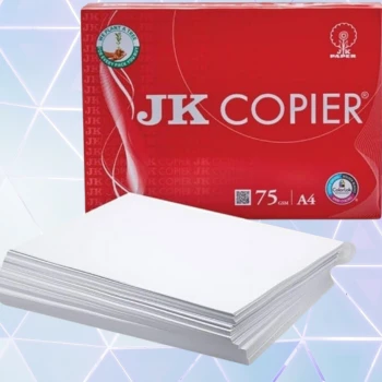 JK Copier Paper A4 - 75 GSM, 2500 Sheets (Pack of 5 Reams)