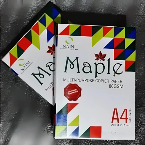 Maple 80 GSM A4 Paper - Pack of 10 Reams for High-Quality Printing